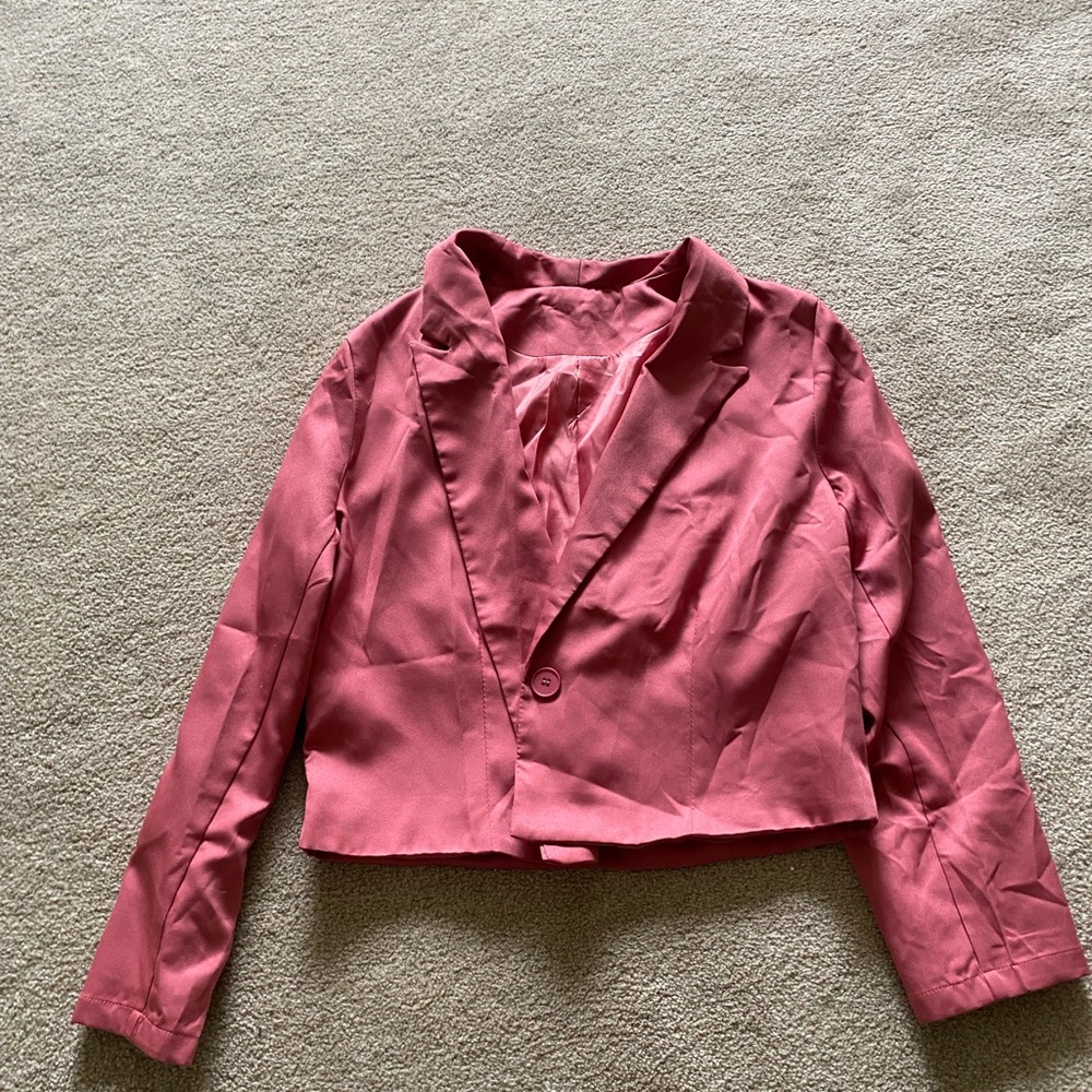 SHEIN Rose Pink Blazer